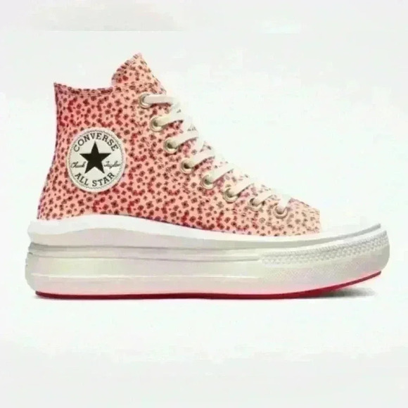Shoes - Chuck Taylor All Star Move Platform High Vintage Floral, Size Women’s 8.5